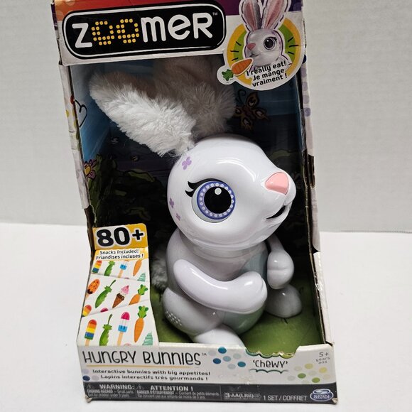 Zoomer Hungry Bunny Toy Zoomer Bunny Shreddy Shreddy Zoomer Hungry